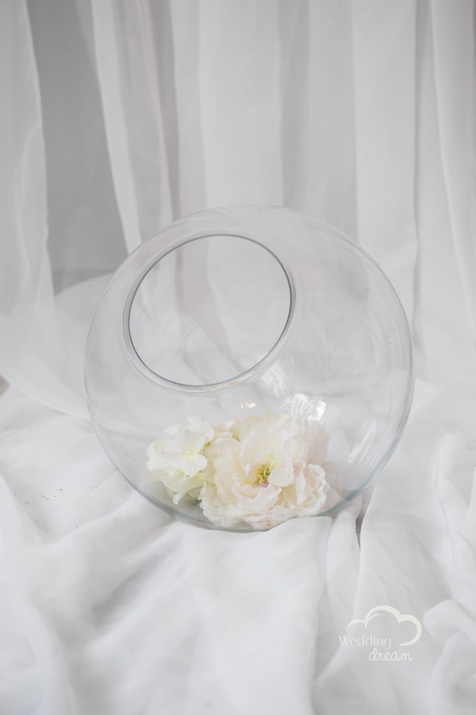 Small Glass Bowl Card Holders