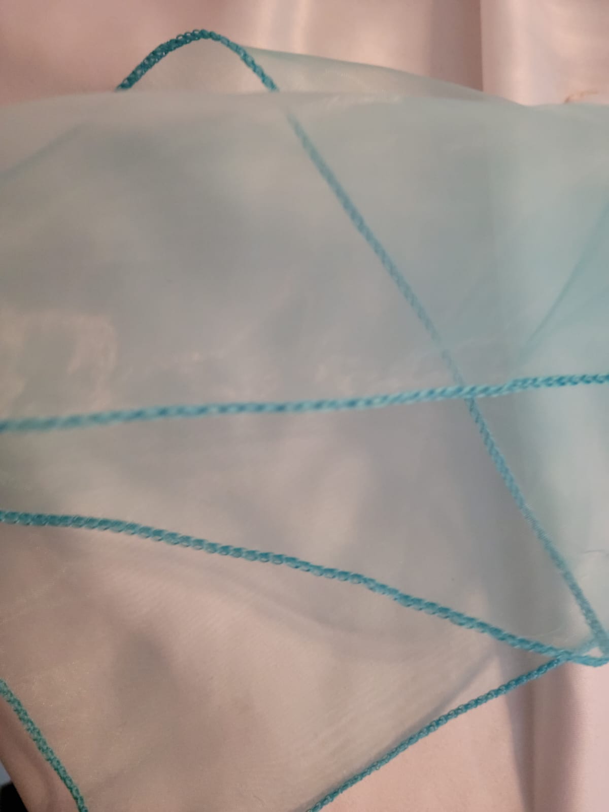 Sashes Organza Baby Blue