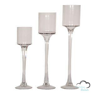 Monet Stemmed Candle Vase 14"