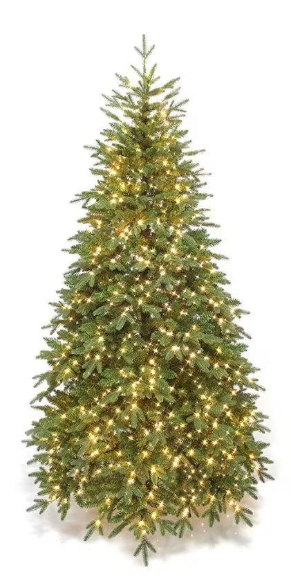 7.5ft noble fir christmas tree with micro dot lights