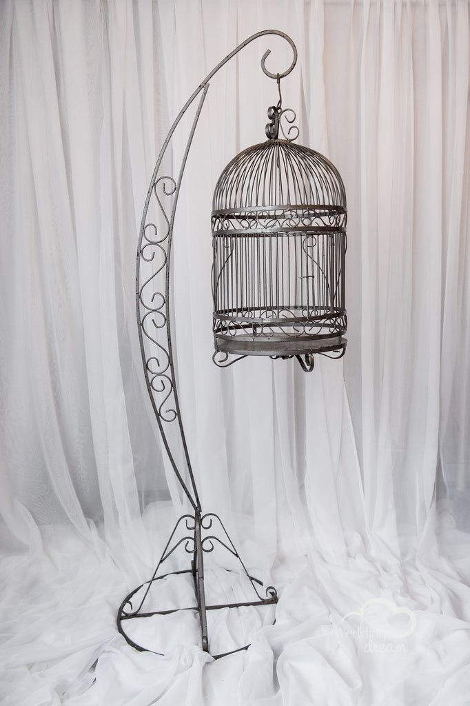 Hanging Bird Cage Money Holder