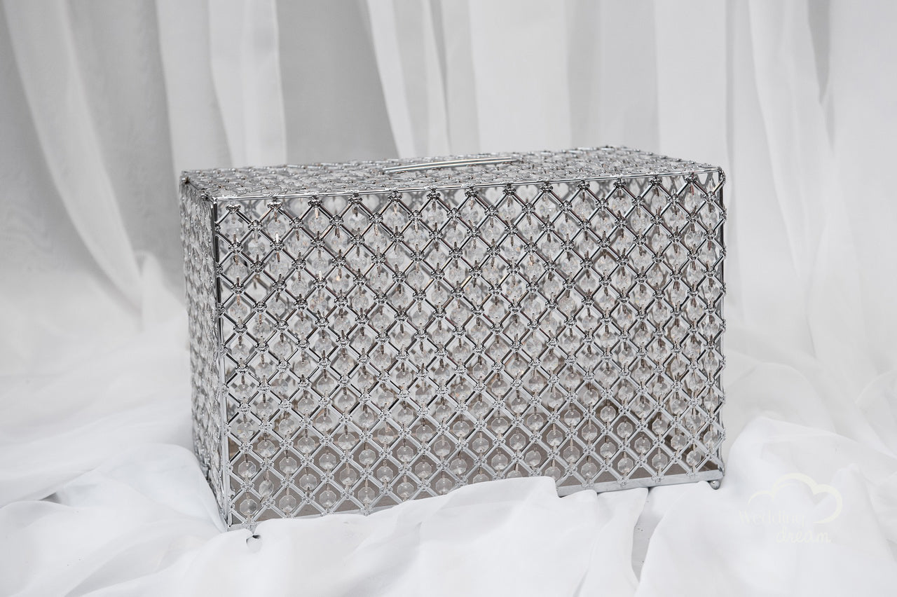Large Silver Bling Card & Money Holder