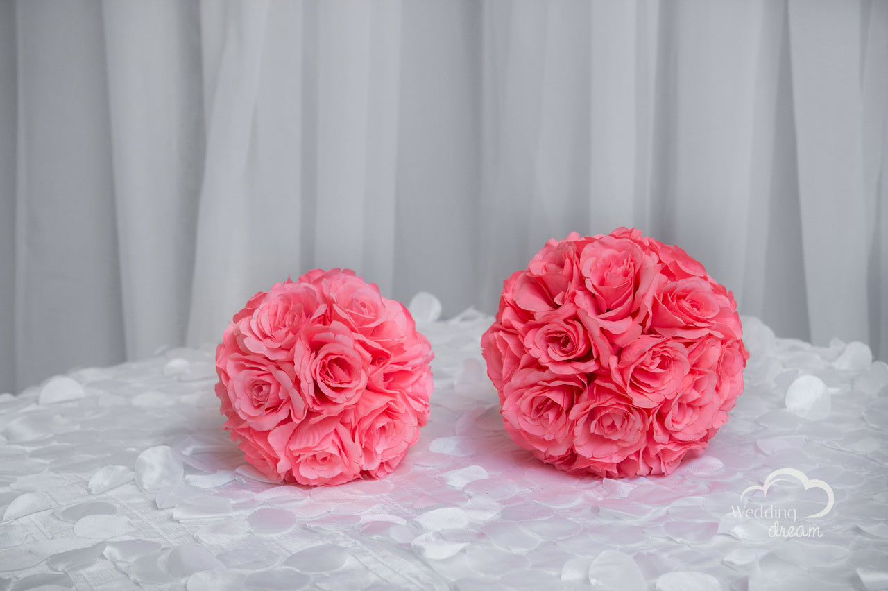 10" Coral Flower Ball
