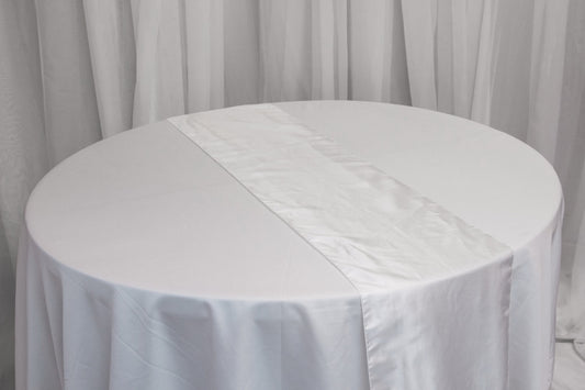 9' taffeta white
