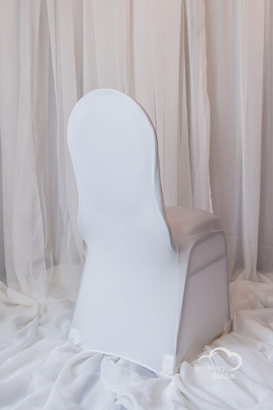 White Spandex Chair Cover