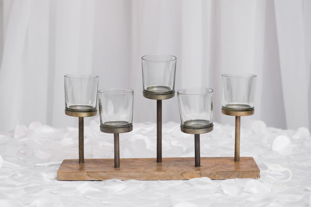 Rustic Candle Holder Centrepiece