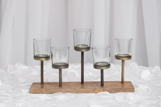 Rustic Candle Holder Centrepiece